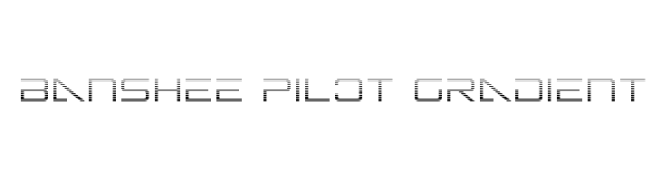 Banshee Pilot Gradient  नि: शुल्क फ़ॉन्ट्स डाउनलोड