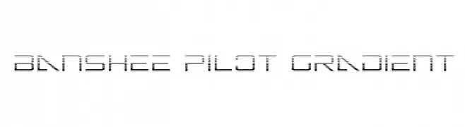 Banshee Pilot Gradient  Frei Schriftart Herunterladen