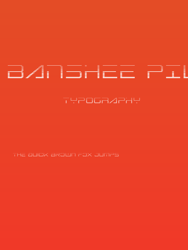 Banshee Pilot Gradient Poster