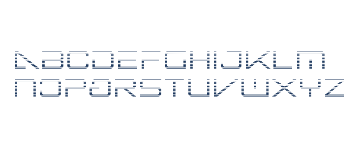 Banshee Pilot Gradient Lowercase