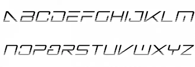Banshee Pilot Halftone Italic خط أحرف صغيرة