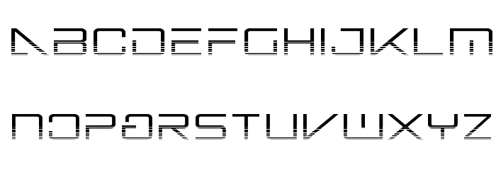 Banshee Pilot Halftone Schriftart Kleinbuchstaben