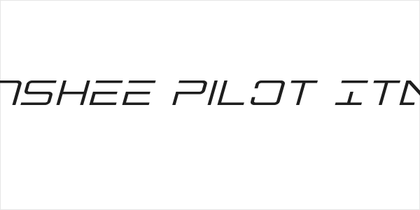 Banshee Pilot Italic Logo