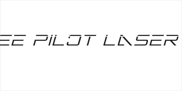 Banshee Pilot Laser Italic Logo