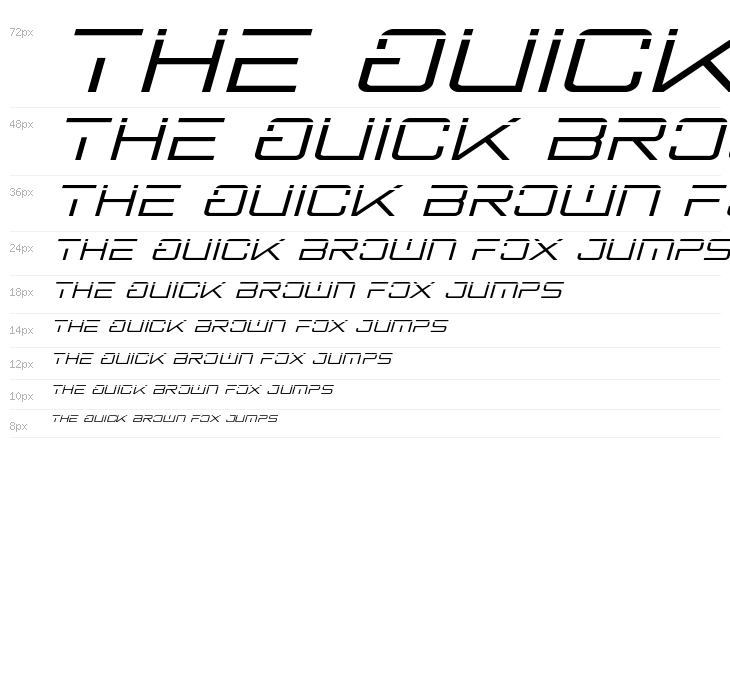 Banshee Pilot Laser Italic Waterfall