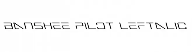 Banshee Pilot Leftalic  Fuentes Gratis Descargar