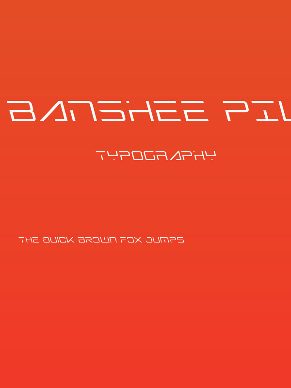Banshee Pilot Leftalic Poster