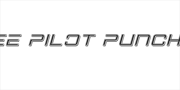 Banshee Pilot Punch Italic Logo