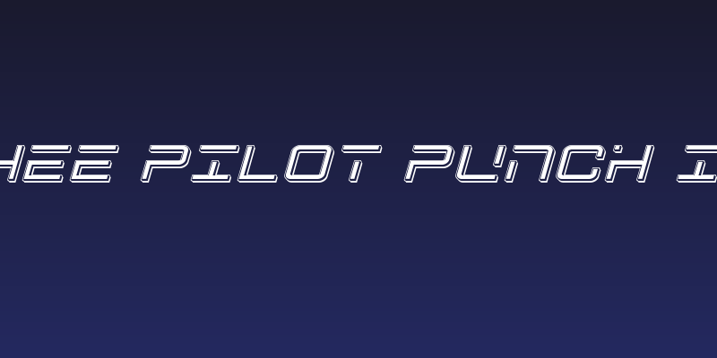 Banshee Pilot Punch Italic Social Header