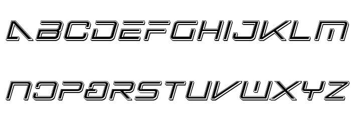 Banshee Pilot Punch Italic Font LOWERCASE