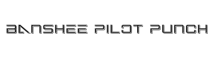 Banshee Pilot Punch फ़ॉन्ट