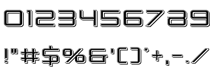Banshee Pilot Punch Font OTHER CHARS