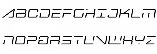 Banshee Pilot Semi-Italic Fonte MAIÚSCULAS