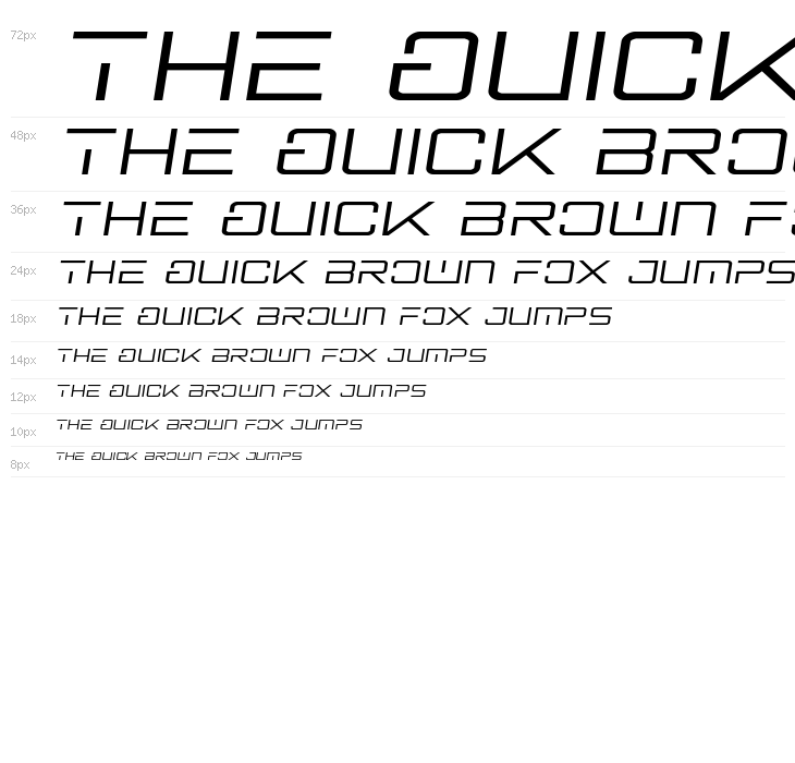 Banshee Pilot Semi-Italic Waterfall