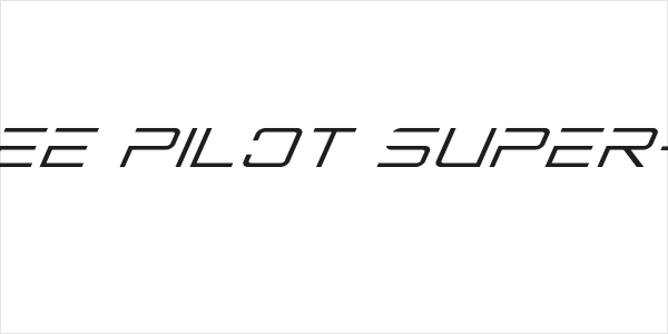 Banshee Pilot Super-Italic Logo