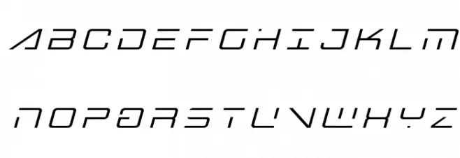 Banshee Pilot Title Italic Fuentes MAYÚSCULAS