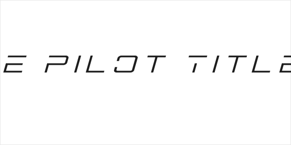 Banshee Pilot Title Italic Logo