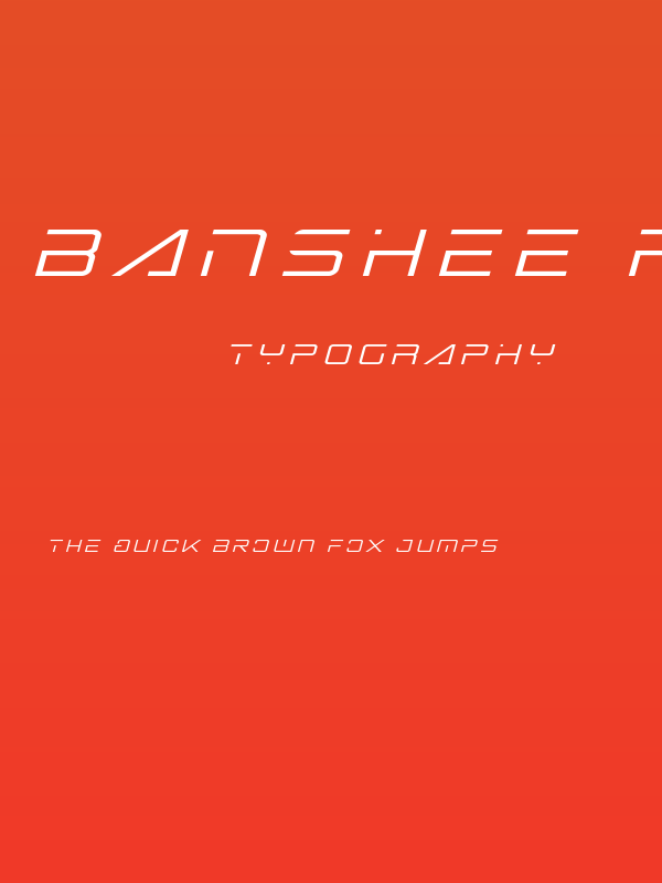 Banshee Pilot Title Italic Poster