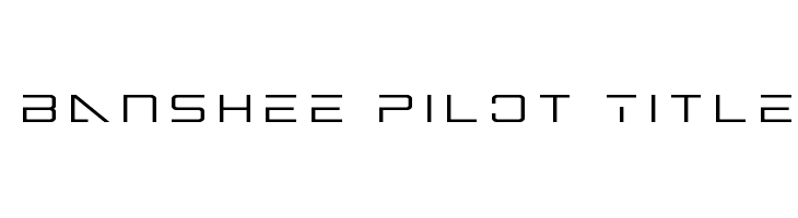 Banshee Pilot Title  les polices de caractères gratuit tlcharger