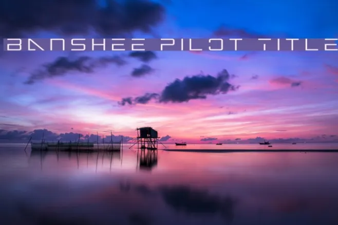 Banshee Pilot Title Example 2