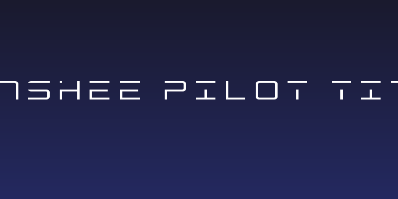 Banshee Pilot Title Social Header