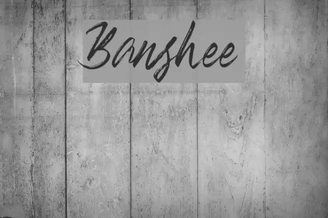Banshee Font examples
