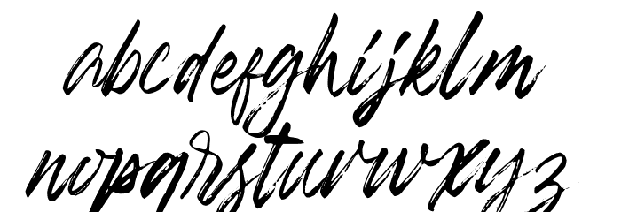 Banshee Font LOWERCASE