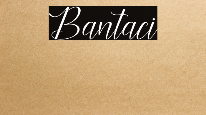 Bantaci Example 1