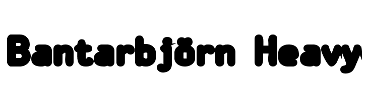 Bantarbjörn Heavy Font