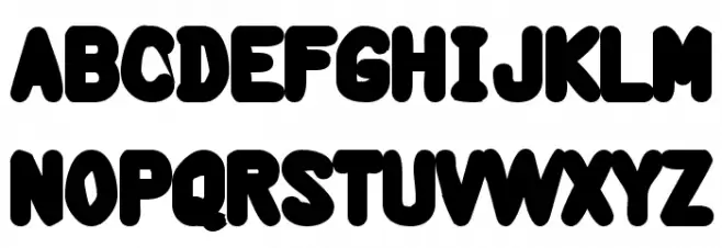 Bantarbjörn Heavy Schriftart Groß