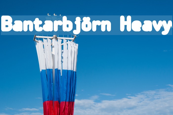 Bantarbjörn Heavy Font examples