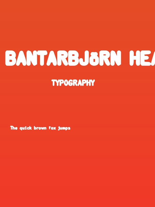 Bantarbjörn Heavy Poster