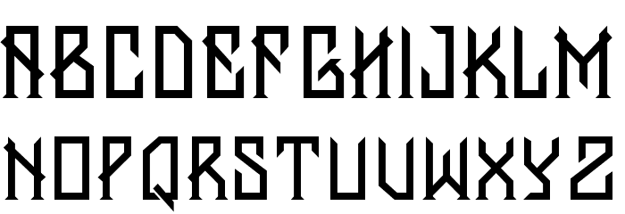 Banten Unfamous Font LOWERCASE