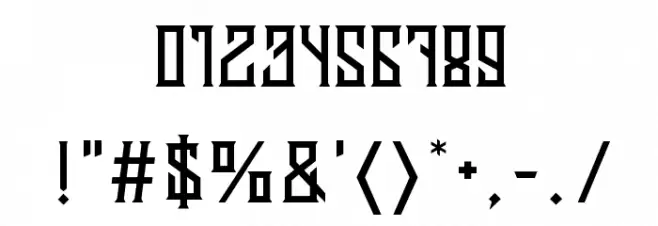 BantenUnfamous2 Font OTHER CHARS