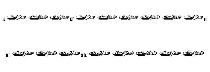 BantenUnfamous2DEMO Font LOWERCASE