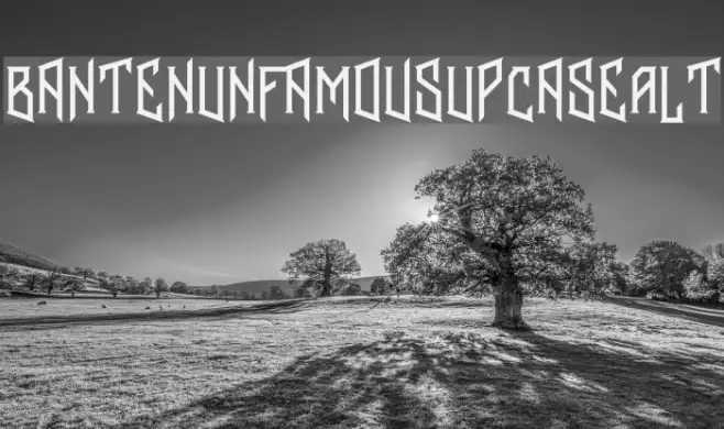 BantenUnfamous2UpcaseAlt Example 1