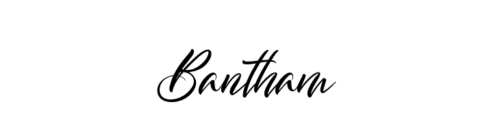 Bantham  Descarca Fonturi Gratis