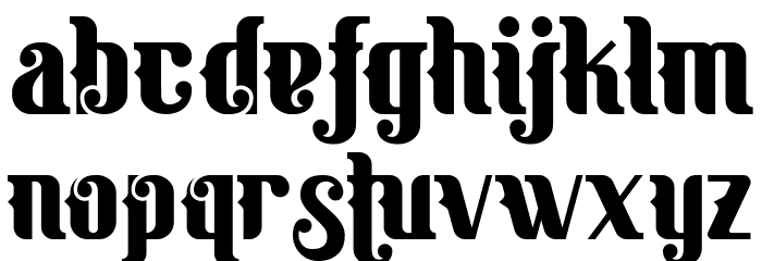 Banthern Personal Use Font LOWERCASE