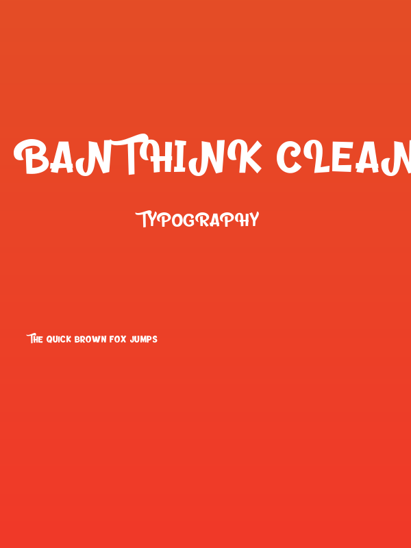 Banthink Clean Poster