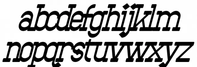 Bantorain Bold Italic फ़ॉन्ट लोअरकेस