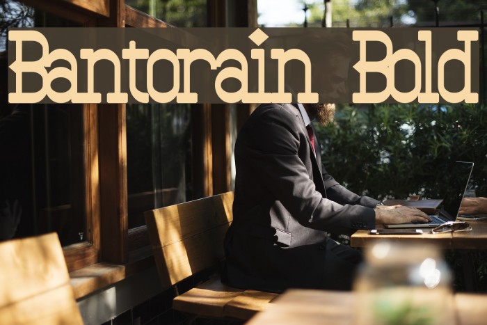 Bantorain Bold Font examples