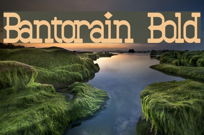 Bantorain Bold Font examples