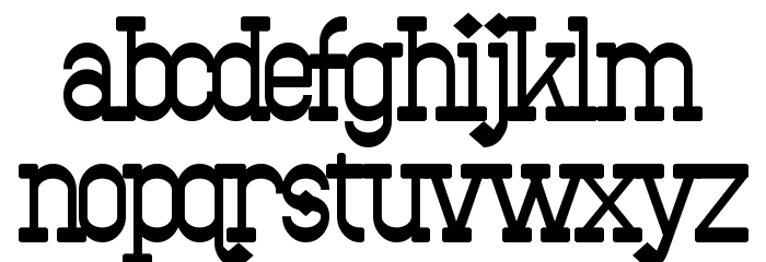 Bantorain Bold Font LOWERCASE