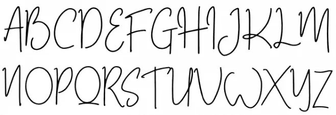 Banttany-Regular Font Litere mari