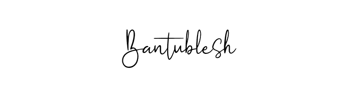 Bantublesh  font caratteri gratis