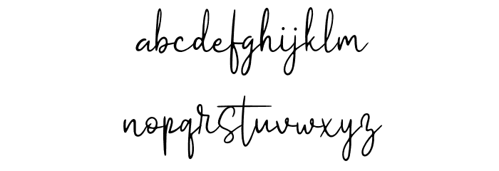 Bantublesh Font LOWERCASE
