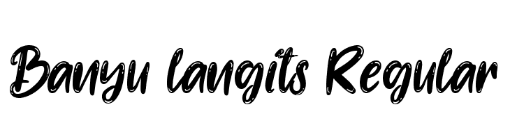 Banyu langits Regular  नि: शुल्क फ़ॉन्ट्स डाउनलोड