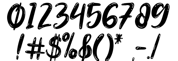 Banyu langits Regular Font OTHER CHARS
