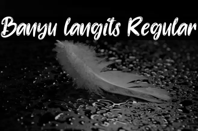 Banyu langits Regular Example 2
