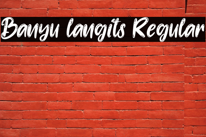 Banyu langits Regular Example 3